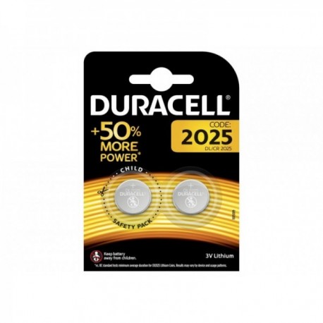 Duracell Batterie CR2025 - 2pezzi.