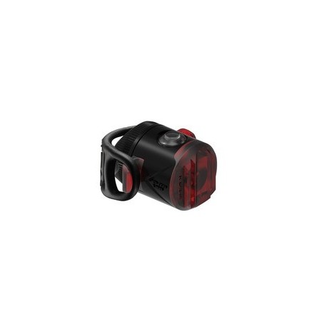Fanalino posteriore a LED rosso LEZYNE Femto StVZO colore nero con batteria ricaricabile integrata