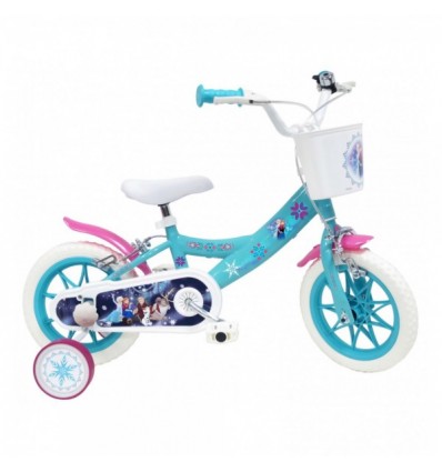 Bici Per Bambina Disney Frozen 12 Bianca/Azzurra