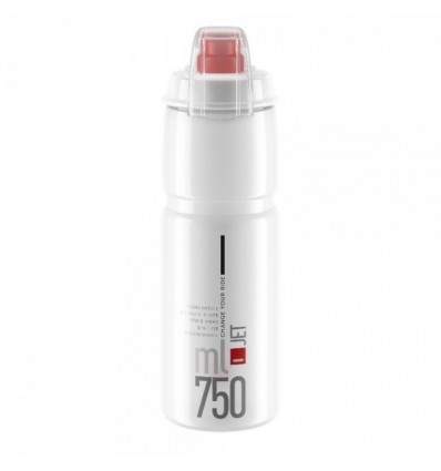 ELITE, Borraccia, JET PLUS CLEAR red logo 750 ml