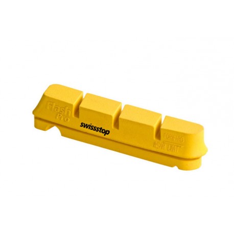 SwissStop Pattini Flash Pro King Shimano/SRAM 4 pezzi giallo