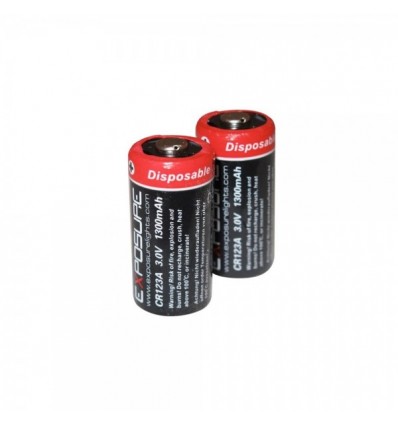 Exposure Lights Batterie CR123 usa & getta