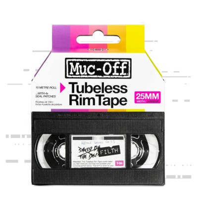 Nastro Tubeless Muc-Off Rim Tape 25 mm Rotolo da 10M