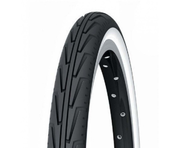 Pneumatico Rigido Michelin Junior City 600A Nero/Bianco