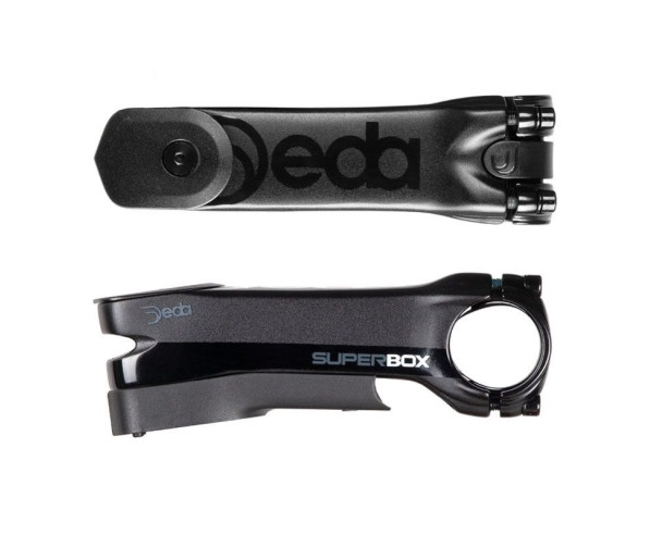 DEDA-ELEMENTI Attacco Manubrio SUPERBOX DCR 31,8mm x 80mm 82° Alluminio Nero