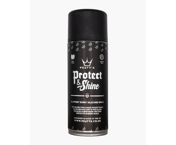 Silicone Spray protettivo Peaty's Protect & Shine (400ml Aerosol)