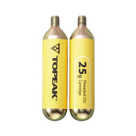 Topeak 25g Threaded CO2 Cartridge (2 pcs.)