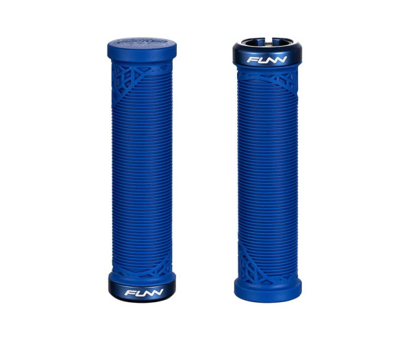 FUNN Manopola HILT JUNIOR 19mm Blu con Collarino Alluminio