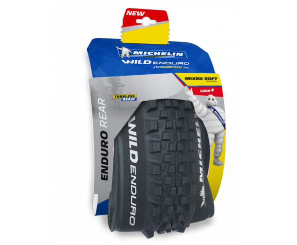 Michelin Pneumatico Pieghevole Wild Enduro Rear 29x2.40 ETRTO 61-622 Competition Line GUM-X3D Gravity Shield TLR Nero