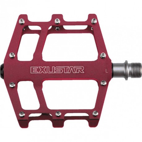 EXUSTAR pedali MTB/BMX E-PB525 rosso