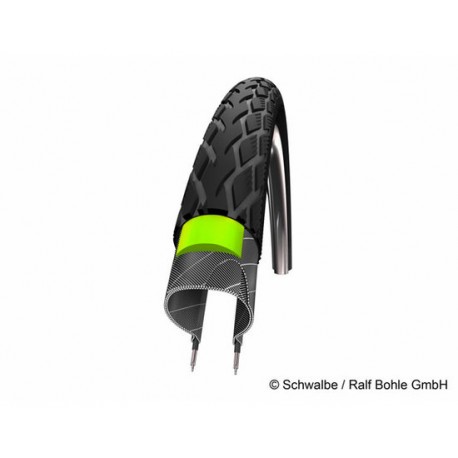Pneumatico rigido Schwalbe Marathon Reflex E-Bike Green Guard  26 x 1,50 / 559 x 40 mm