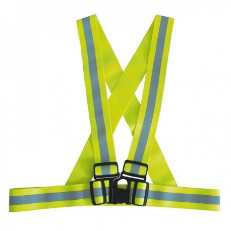 MVTEK bretelle di sicurezza elastiche HIGH VISIBILITY giallo