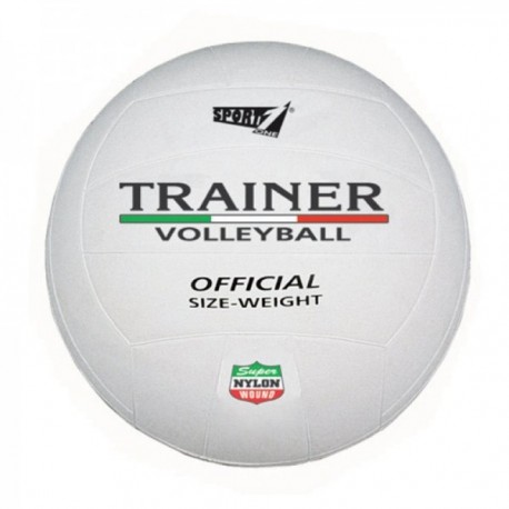 Pallone Volley Sport-One Trainer bianco in gomma