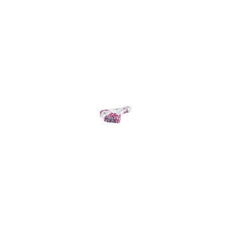 Sella bambina MVTEK FLOWERS 16/20 230x150mm bianco/rosa