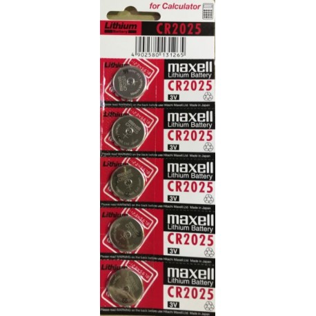 Maxell Batterie CR2025 Lithium 3V/148mAh